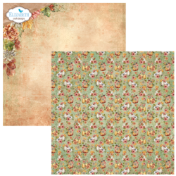 Elizabeth Craft Designs Autumn Harvest 12x12 Inch Patterned Cardstock Paper C027