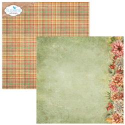 Elizabeth Craft Designs Autumn Harvest 12x12 Inch Patterned Cardstock Paper C027