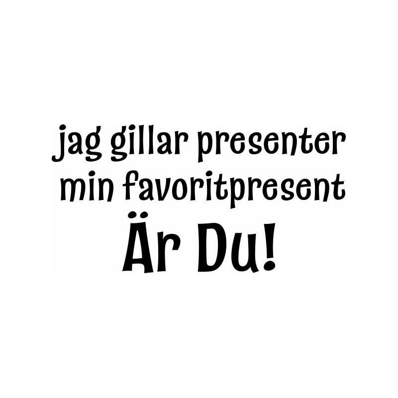 Lazar Design Stämplar Jag gillar presenter 388