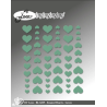 BY Lene Enamel Hearts "Green - 54pcs" BLA005