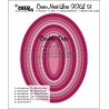 Crealies double dots ovals max. 12,0 x 16,0 cm / (Dubbel prickar)