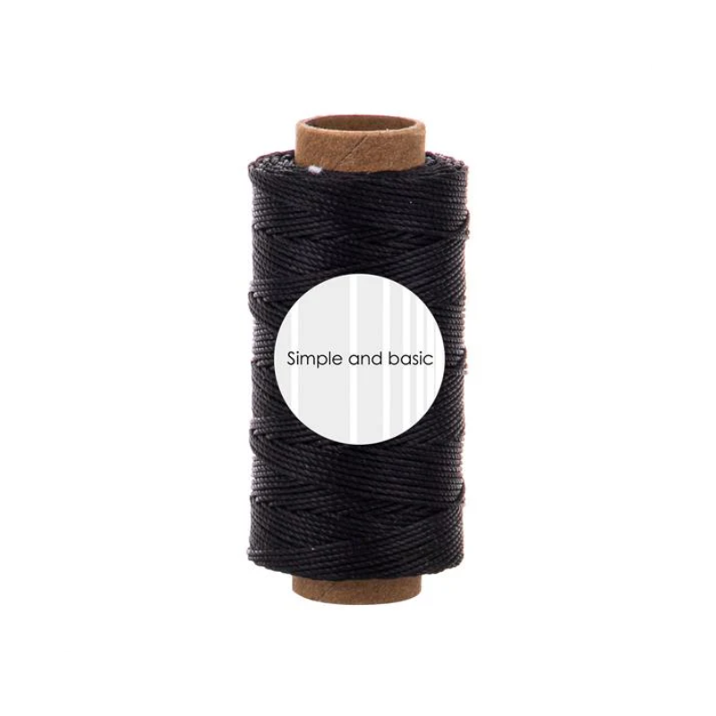 Simple and basic Polyester Thread "Black" SBA701