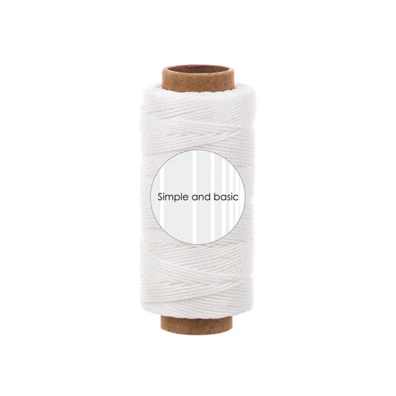 Simple and basic Polyester Thread "Soft white" SBA702