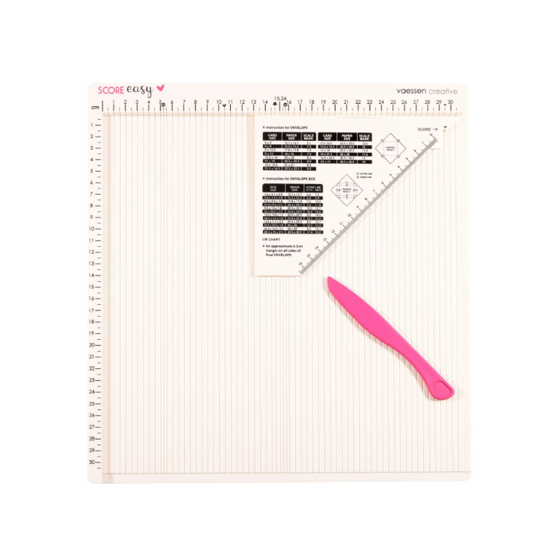 Vaessen Creative • CM Score Easy Scoring Board  Offwhite 30,5x30,5 cm