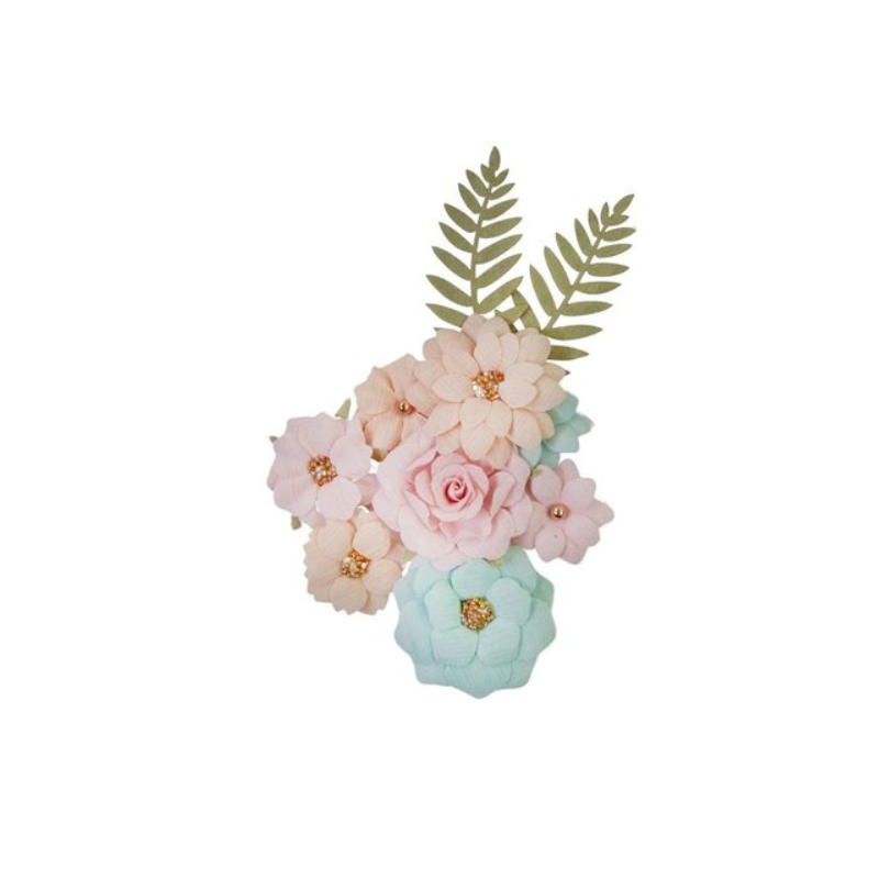 Prima Marketing Peach Tea Flowers Afternoon Tea16 st  blommor