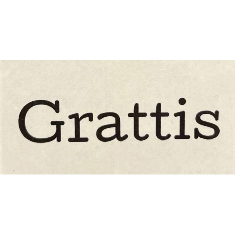 Lazer Design Stämpel Grattis  414