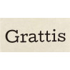 Lazer Design Stämpel Grattis  414