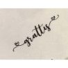 Lazer Design stämpel Grattis 423