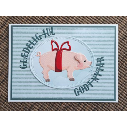BY Lene Dies "Large Christmas Pig" BLD1701