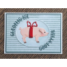 BY Lene Dies "Large Christmas Pig" BLD1701