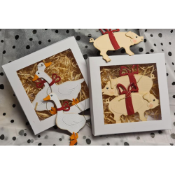 BY Lene Dies "Large Christmas Pig" BLD1701