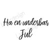 Lazer design stämpel Ha en underbar jul  24111