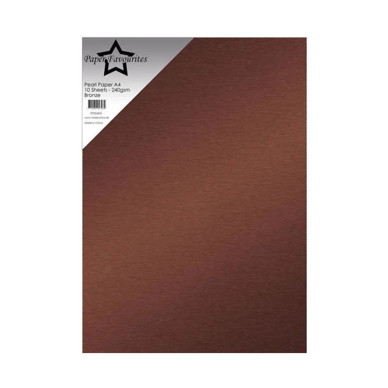 Paper Favourites Pearl Paper "Bronze" 240g PFSS405