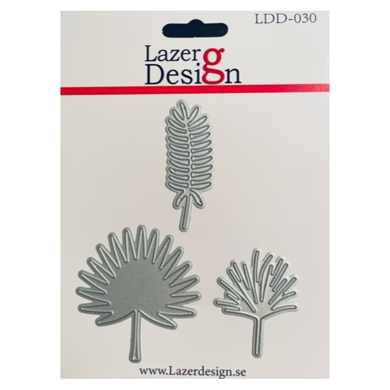Lazer design 3 Dies Tallkvist grankvist blad