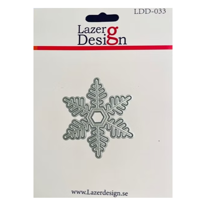 Lazer design Dies snöstjärna LDD-033