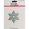 Lazer design Dies snöstjärna LDD-033