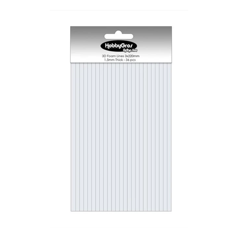 Hobbygros 3D Foam Lines  1,5mm HGA005