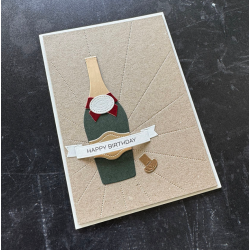 Simple and Basic die "Champagne Bottle" SBD463