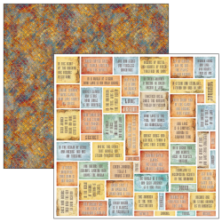 Ciao bella 12"x12" Espirit de Voyage Paper Pad  12/Pkg