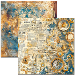 Ciao bella 12"x12" Esprit de Voyage Patterns Pad  8/Pkg