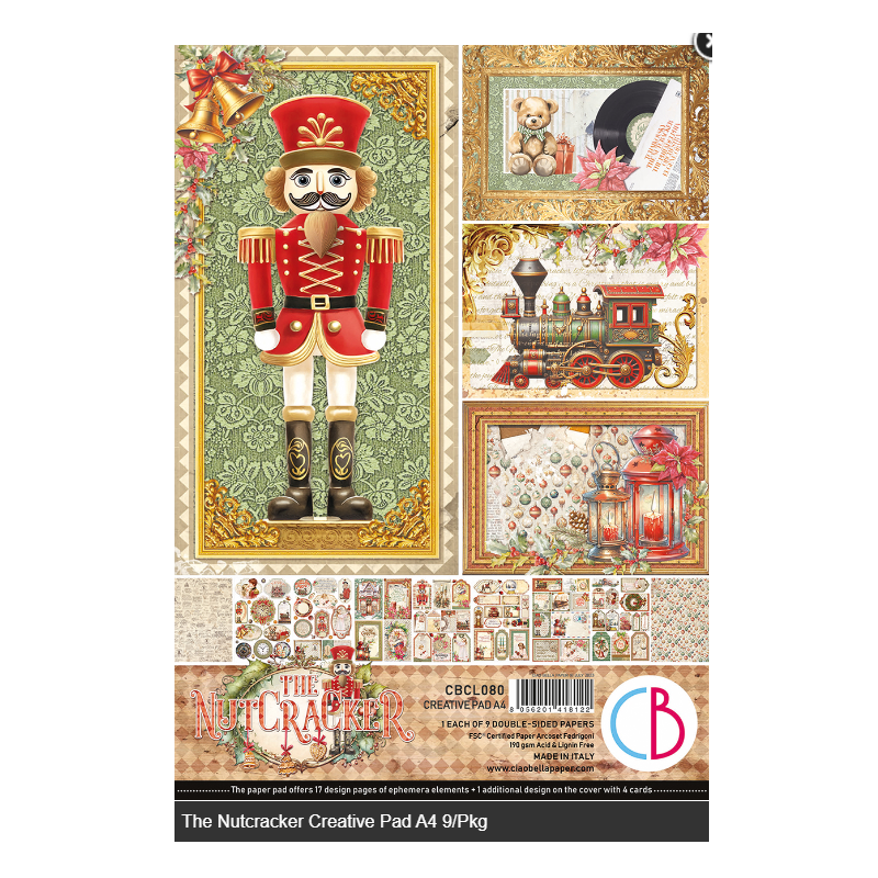 Ciao bella The Nutcracker Creative Pad A4 9/Pkg