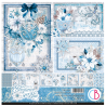 Ciao bella Elegance of Blue Pad 8"x8" 12/Pkg