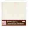 Anitas 50 st Card/Envelopes  Slimline 10,5x21cm "Cream" ANT 1513021