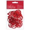 Papermania Bare Basics - Wooden Advent Number Baubles - Red
