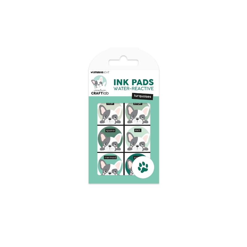 Creative Craftlab • Essentials Ink Pads Water-Reactive Turquoises