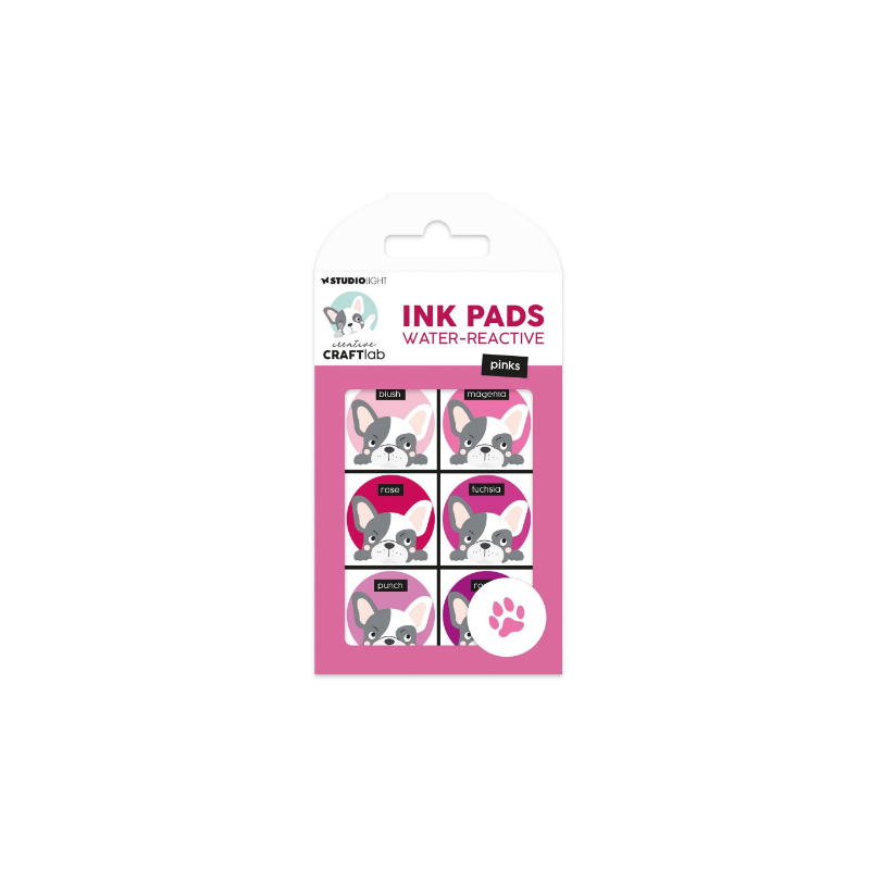 Creative Craftlab • Essentials Ink Pads Water-Reactive Pinks
