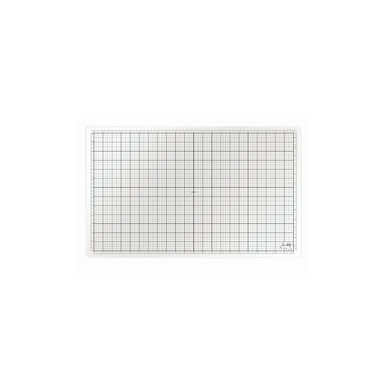Tonic Studios • Tim Holtz STOR Glass Studio Mat White 1912e