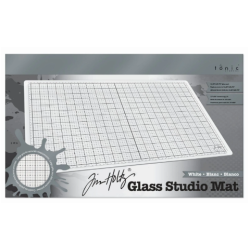 Tonic Studios • Tim Holtz STOR Glass Studio Mat White 1912e