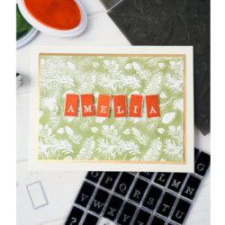 Sizzix 3D Textured A5 Impressions by 49 and Market Pines 666714