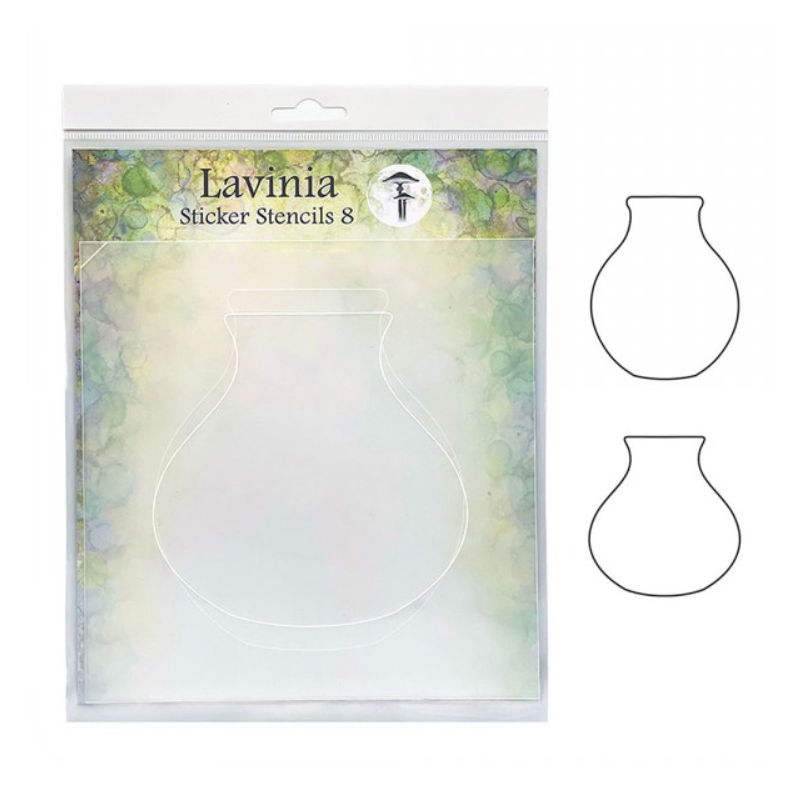 Lavinia Sticker Stencils 8 Terrarium Collection