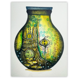 Lavinia Sticker Stencils 8 Terrarium Collection