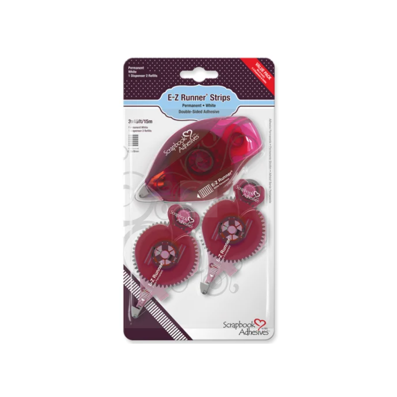 E-Z Runner® Refillable Strips Value 3 Pack 01231-8