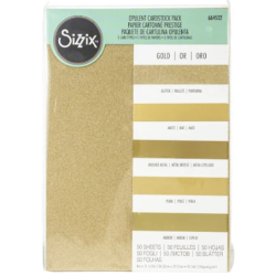 Sizzix Opulent Cardstock "Gold" GULD 50 stk A4 250g