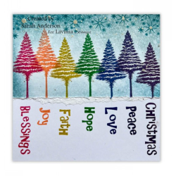 Lavinia Stamps Clear Stamps - Snowy Fir Tree Small LAV929