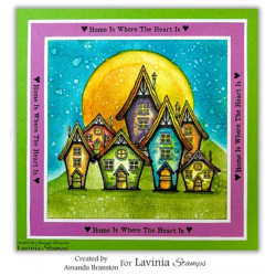 Lavinia Stamps Clear Stamps - Woodland Cottages LAV936