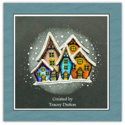 Lavinia Stamps Clear Stamps - Woodland Cottages LAV936