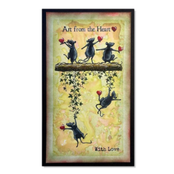 Lavinia stamps Minni and Moo LAV727