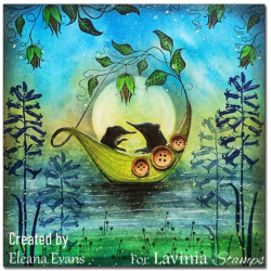 Lavinia stamps Millie and Munch LAV718