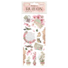Stamperia Rub on Orchids and Cats Rub-On 4x8,5 Inch Letters DFLRB74