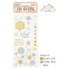 Stamperia Rub on Create Happiness Christmas Rub-On 4x8,5 Inch Snowflakes DFLRB44