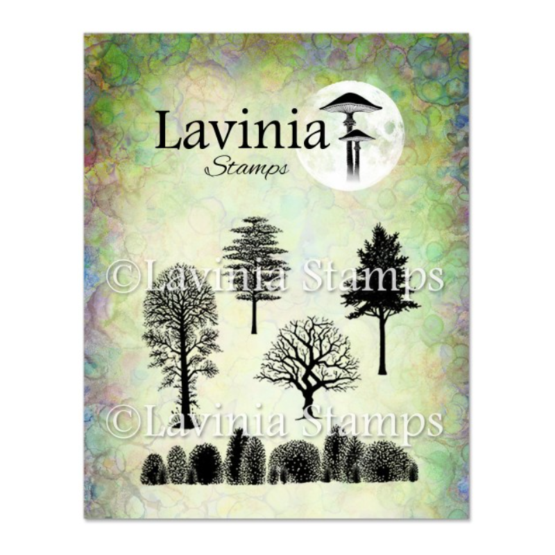 Lavinia stamps Tree Scene LAV219