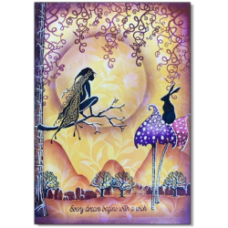 Lavinia stamps Tree Scene LAV219