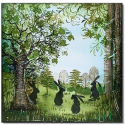 Lavinia stamps Tree Scene LAV219
