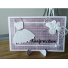 Simple and Basic Hot Foil Plate “Konfirmation" SBH008