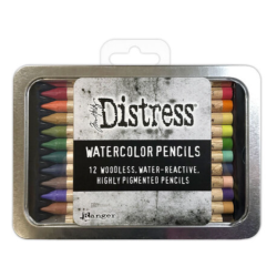 Ranger Tim Holtz Distress Watercolor Pencils Kit 4 (12pcs) TDH83580