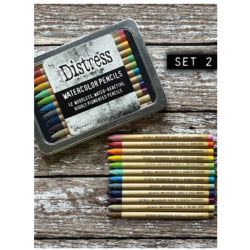 Ranger Tim Holtz Distress Watercolor Pencils 12 pc Kit 2 TDH76315 Tim Holtz